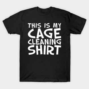 Bird Cage Cleaning for Parrot T-Shirt